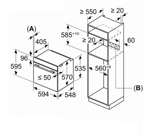 Духовой шкаф BOSCH HRA334EB1