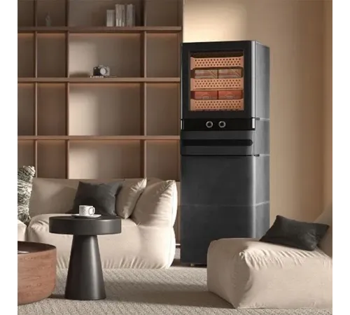 Сигарный шкаф AFIDANO L6 (Чёрный оникс)