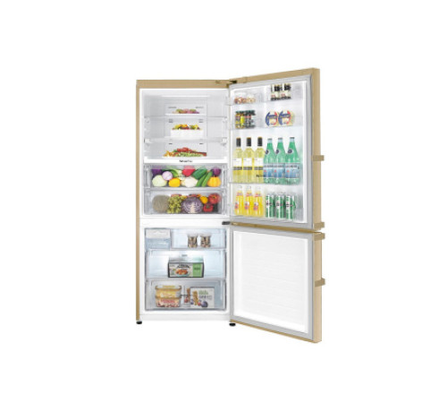 Холодильник LG GB-B548GVQZE бежевый