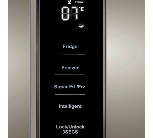 Холодильник GINZZU NFI-5212 золотистый