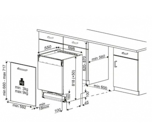 Посудомоечная машина INDESIT DI 5C59