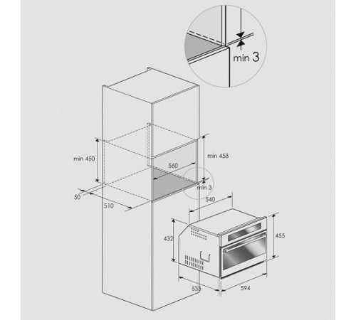 Встраиваемая микроволновая печь Fulgor Milano CMO 4507 TC