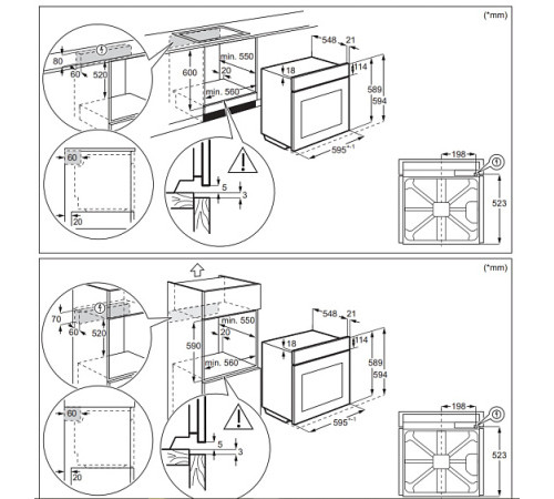 Духовой шкаф ELECTROLUX EOH2H00X