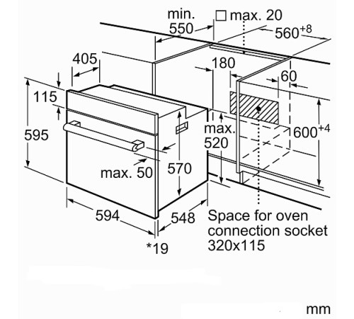 Духовой шкаф BOSCH HBF113BR0Q