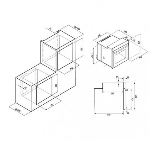 Духовой шкаф FORNELLI fea 45 sonata