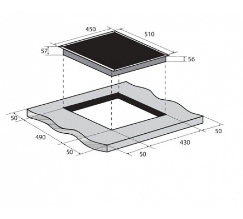 Варочная поверхность ZUGEL ZIH454B
