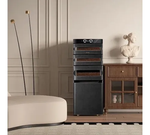 Сигарный шкаф AFIDANO L5 (Чёрный оникс)