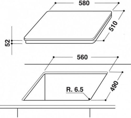 Варочная поверхность WHIRLPOOL  acm806/ba/s