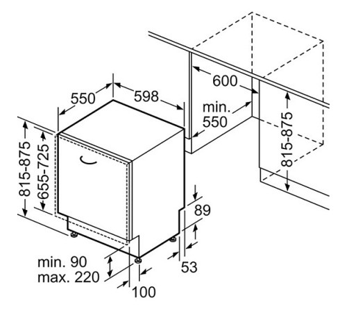 Посудомоечная машина BOSCH SMV6ECX08E