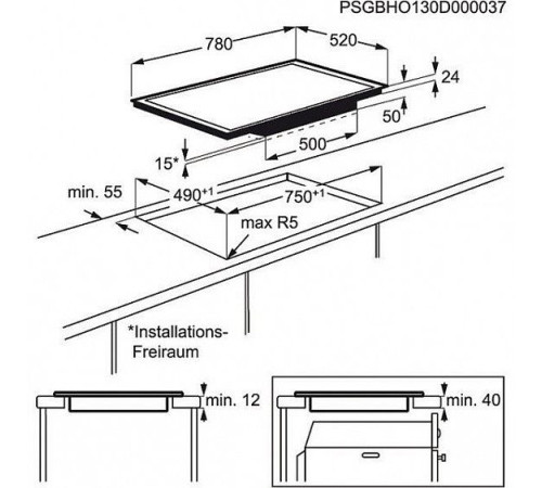 Поверхность AEG hk 874400 fb