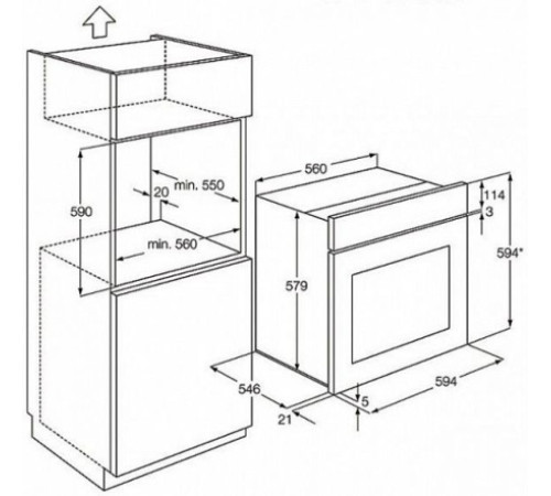 Духовой шкаф AEG be 5531300 m