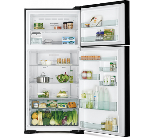 Холодильник HITACHI R-VG 662 PU7 GGR графитовое стекло