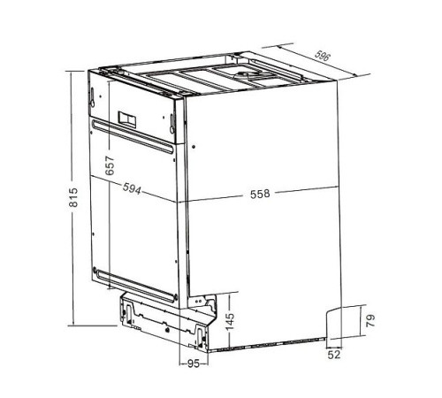 Посудомоечная машина ZUGEL ZDI601