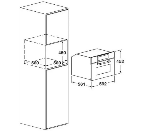 Духовой шкаф FULGOR Milano FCLCSO 4510 TEM BK