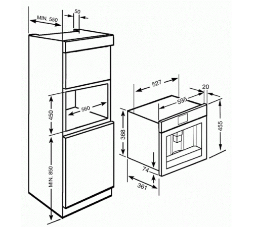 Кофемашина SMEG cmsc45b