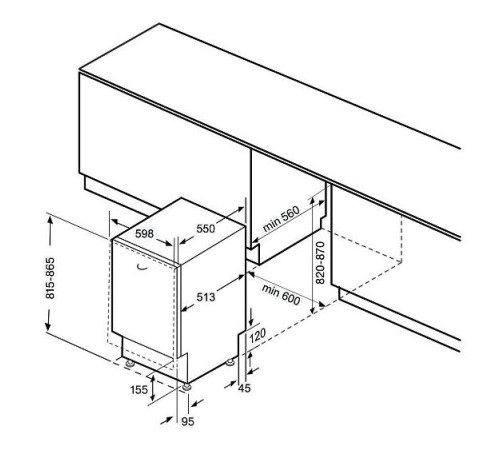 Посудомоечная машина KRONA Wespa 60 BI