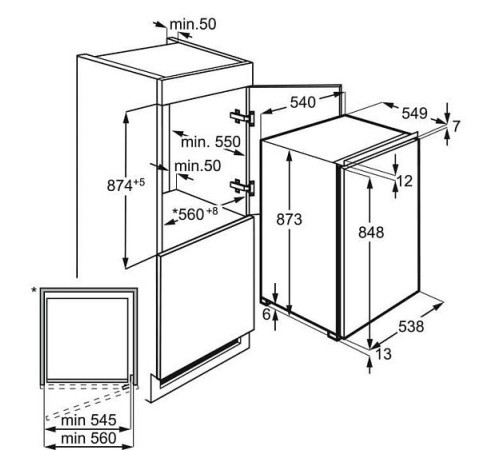Морозильная камера ELECTROLUX LUB3AE88S