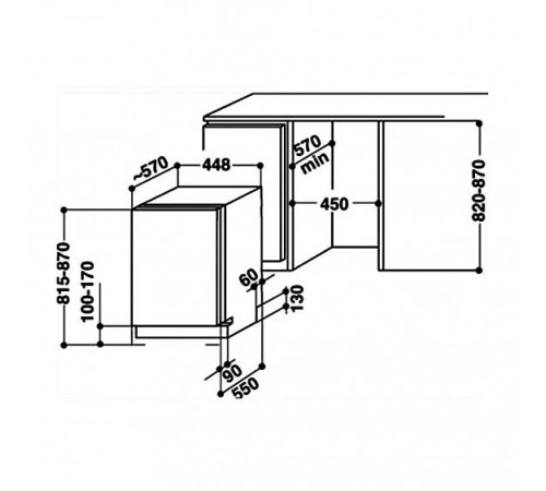 Посудомоечная машина WHIRLPOOL ADG 422