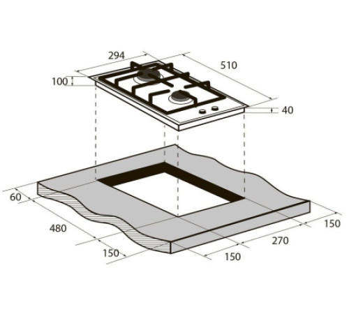 Варочная поверхность ZUGEL ZGH291B