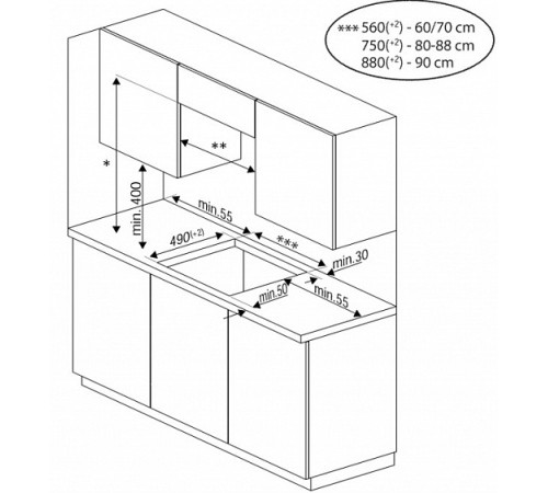 Варочная поверхность HOTPOINT-ARISTON HS 1560B BF