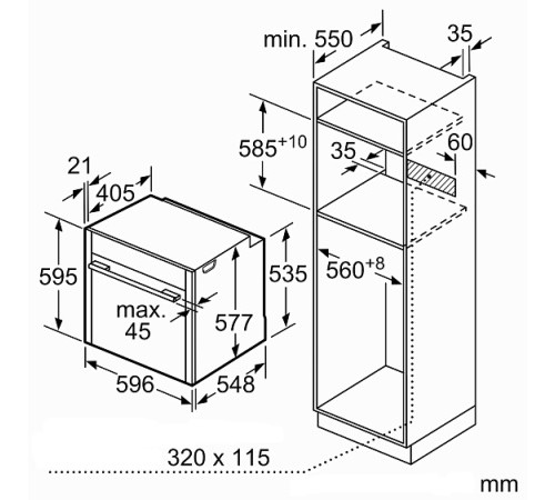 Духовой шкаф NEFF B57CS22G1