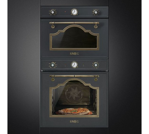 Встраиваемая микроволновая печь SMEG sf4750mao