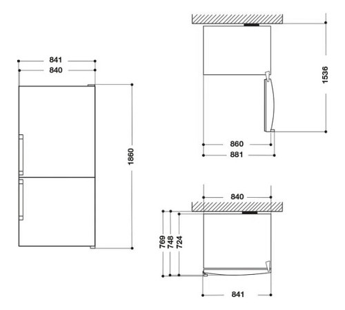 Холодильник WHIRLPOOL W84BE 72 X