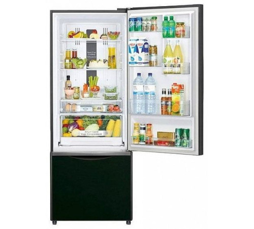 Холодильник HITACHI R-B 502 PU6 GBK черное стекло