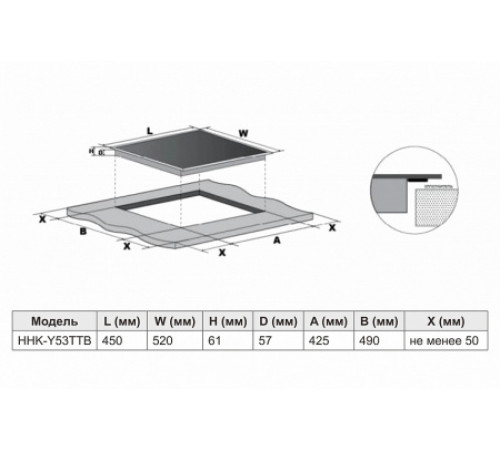 Варочная поверхность HAIER HHK-Y53TTB