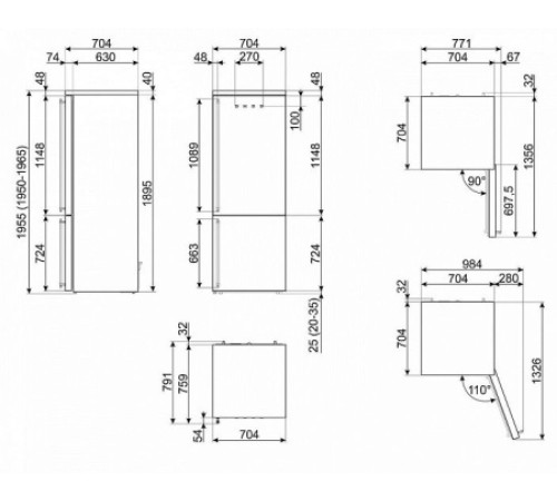 Холодильник SMEG FA8005RPO5