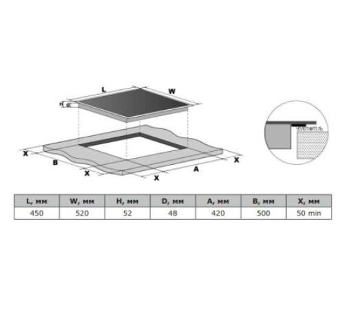 Варочная поверхность DARINA 6Р Е 3324 B