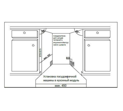 Посудомоечная машина ASCOLI A45DWFIA950B