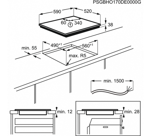 Электрическая поверхность ZANUSSI zev 56240 fa