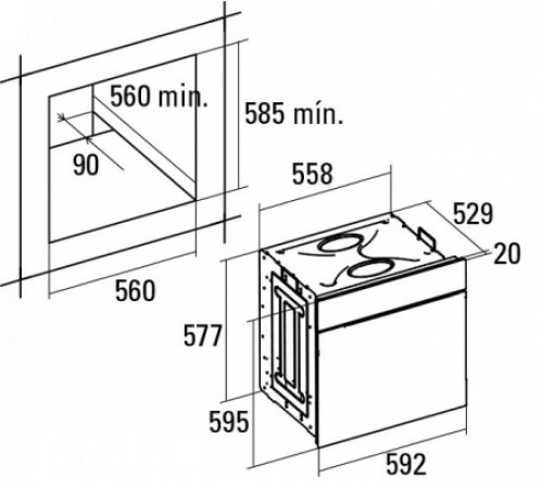 Духовой шкаф CATA ME 6006X
