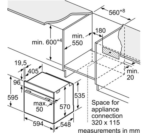 Духовой шкаф BOSCH HBG539EB0