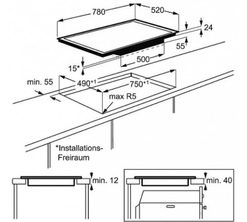 Поверхность AEG hk 884400 ig