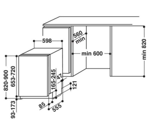 Посудомоечная машина HOTPOINT-ARISTON HIO 3T223
