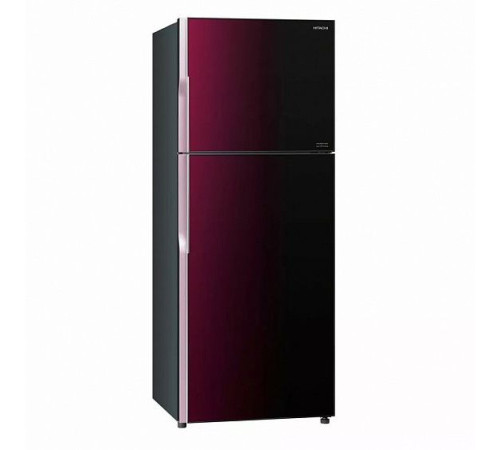 Холодильник HITACHI R-VG 472 PU8 XRZ красное стекло