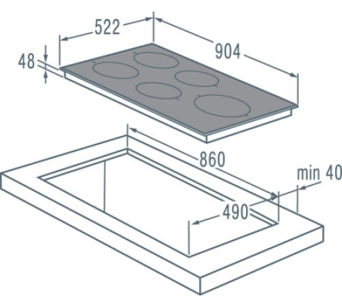 Электрическая поверхность GORENJE GIT 95 B
