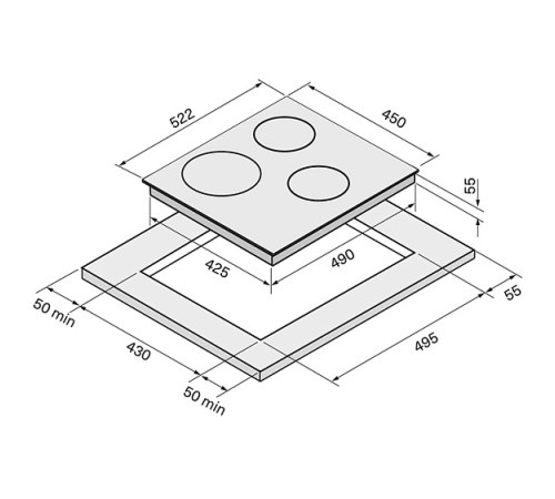 Варочная поверхность KRONA VENTO 45 IV B