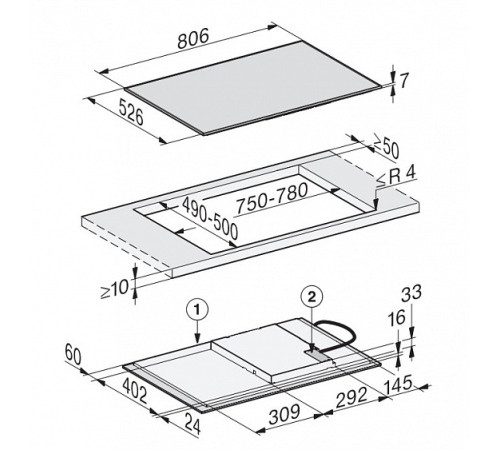 Варочная поверхность MIELE KM 7373 FR