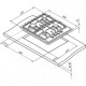 Газовая поверхность DARINA T1 BGM341 11 At