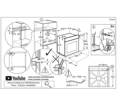 Духовой шкаф ELECTROLUX EOE8P39WX