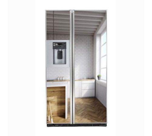 Холодильник IO MABE ORE24CGFFKB 200 зеркальный