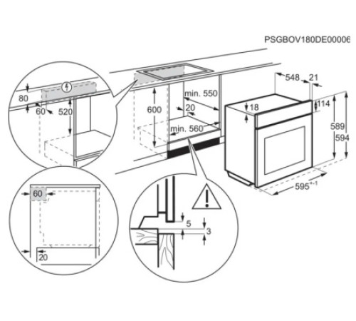 Духовой шкаф ELECTROLUX EOF4P56X