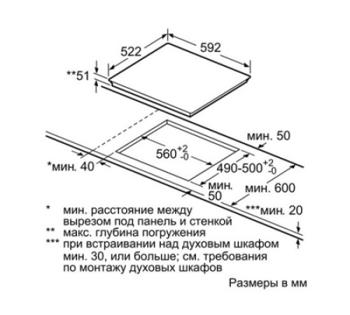 Поверхность BOSCH pie 611 b18