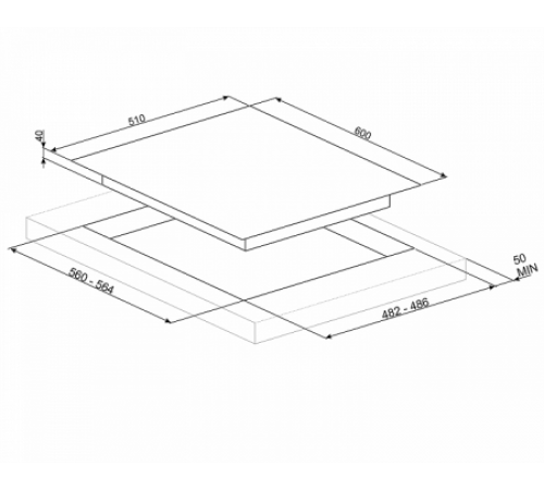 Варочная панель SMEG PV164S-1