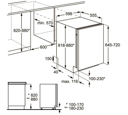 Посудомоечная машина ZANUSSI zdt 91601fa