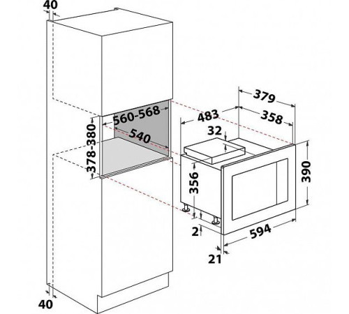 Микроволновая печь INDESIT MWI 125 GX