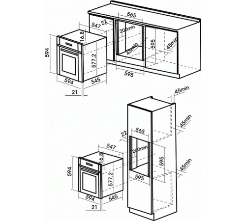 Холодильник Side-by-Side DAEWOO ELECTRONICS FRN-X22B4CW